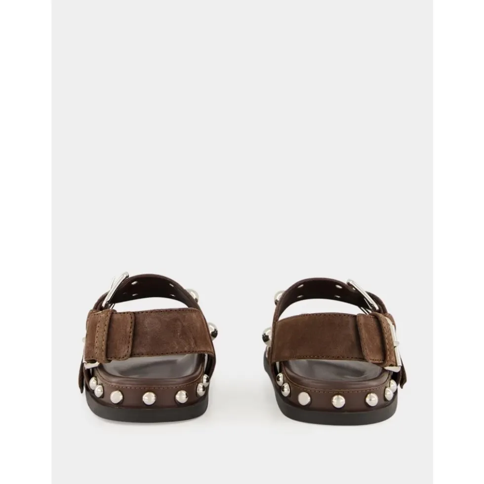Nellcôte Flade Sandaler i Ruskind