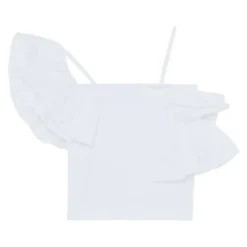 One-Shoulder Ruffle Top