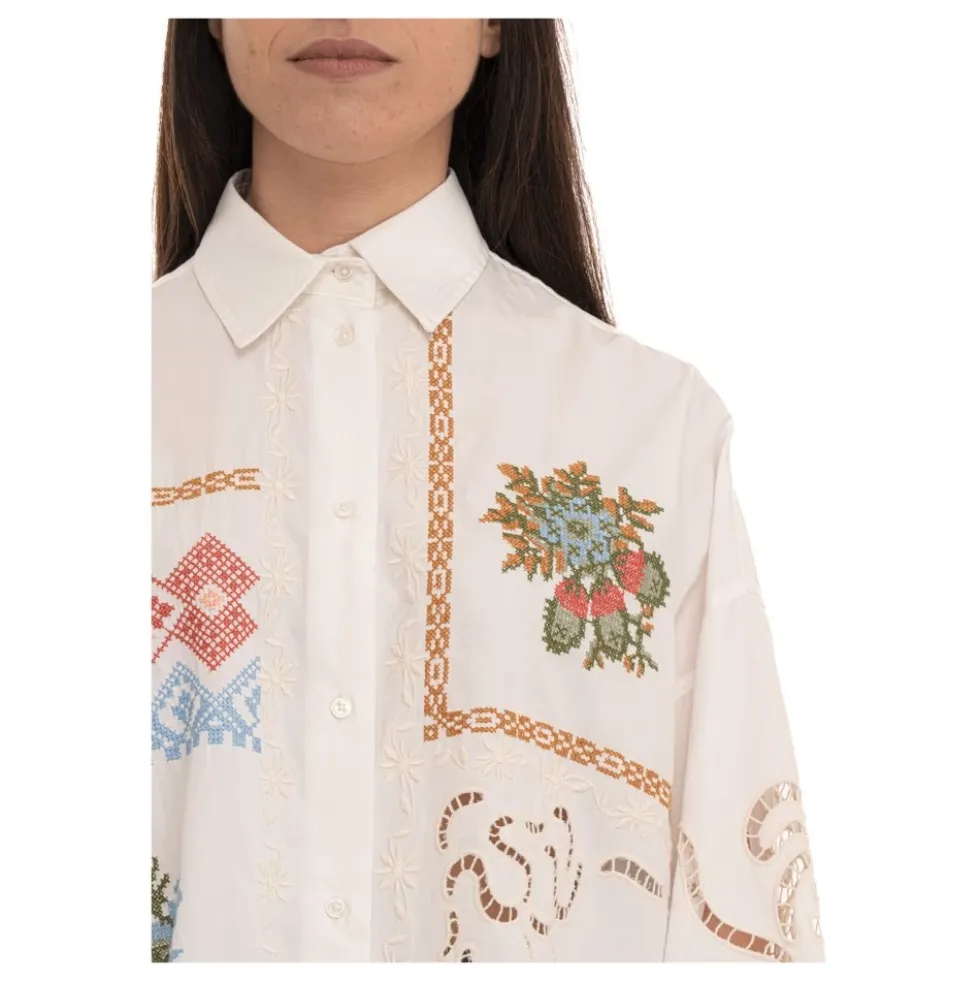 Over-size bluse