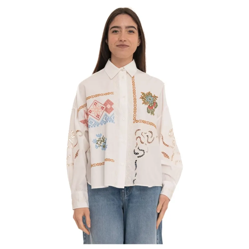 Over-size bluse