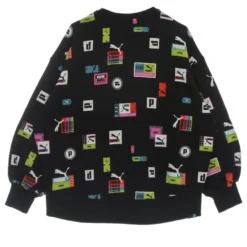 Oversized All Over Print Crew
