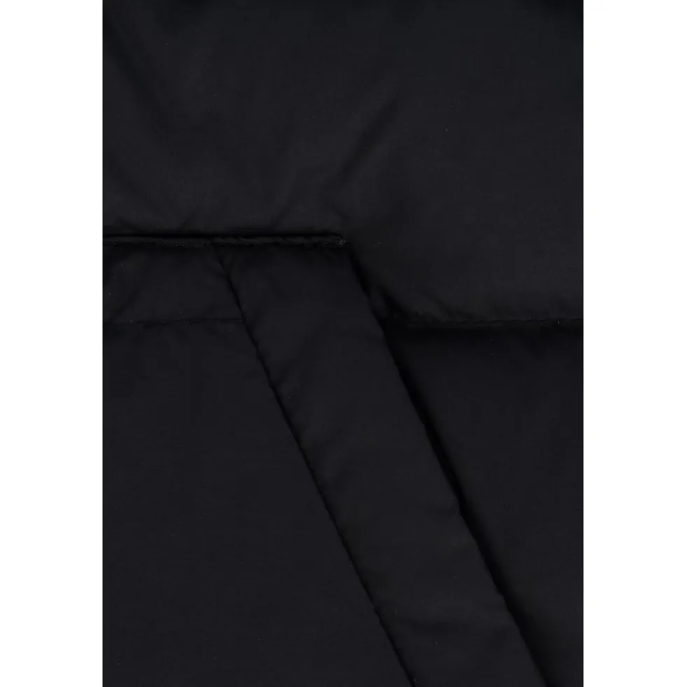 Padded Wool Zip Cardigan