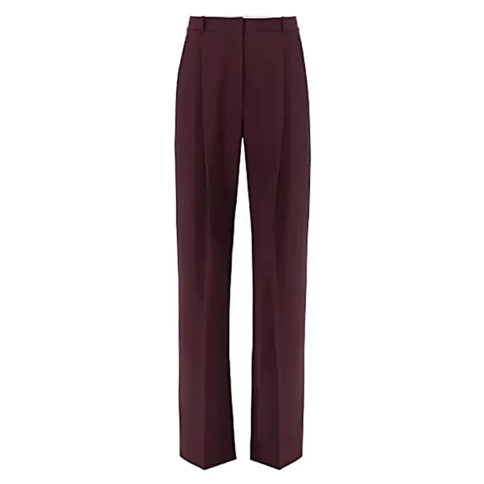 Pantaloner i let crêpe med