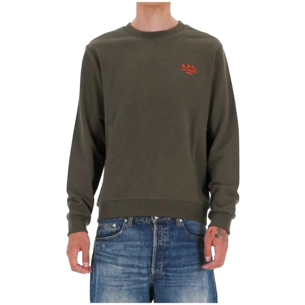 Parisisk Stil Bomulds Sweatshirt