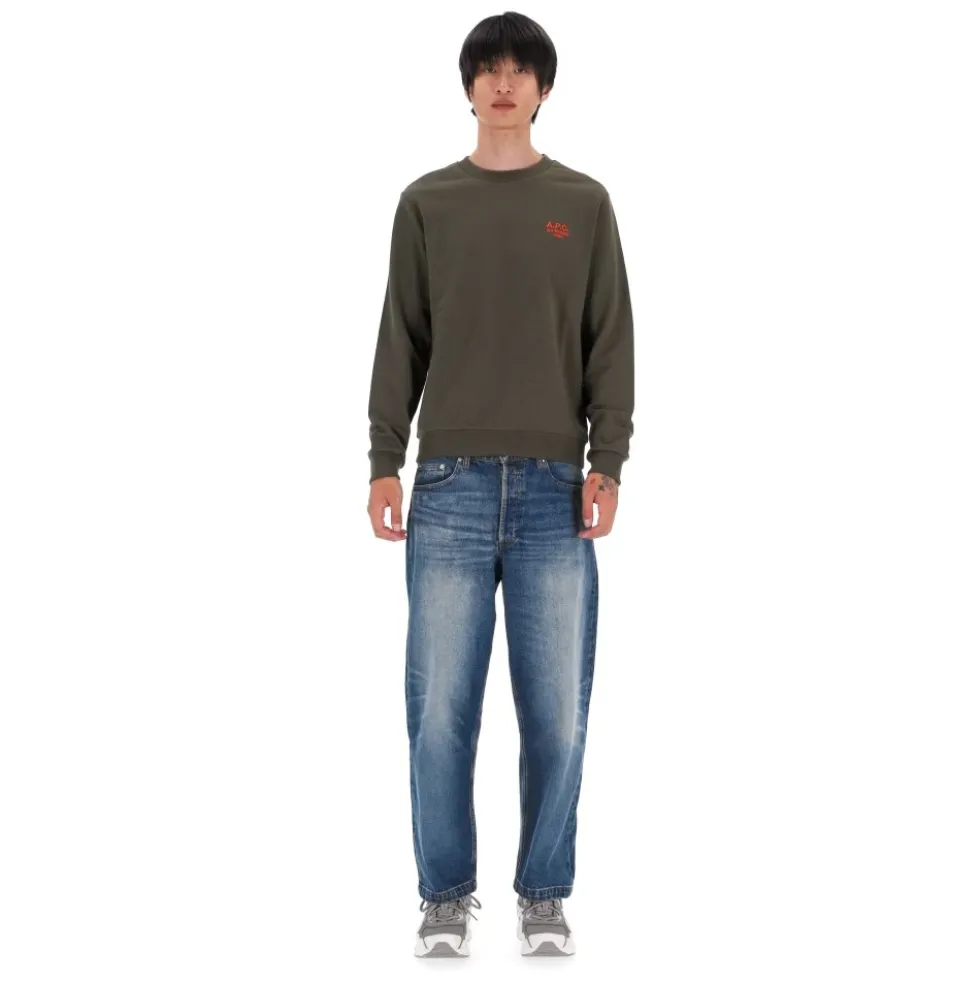 Parisisk Stil Bomulds Sweatshirt