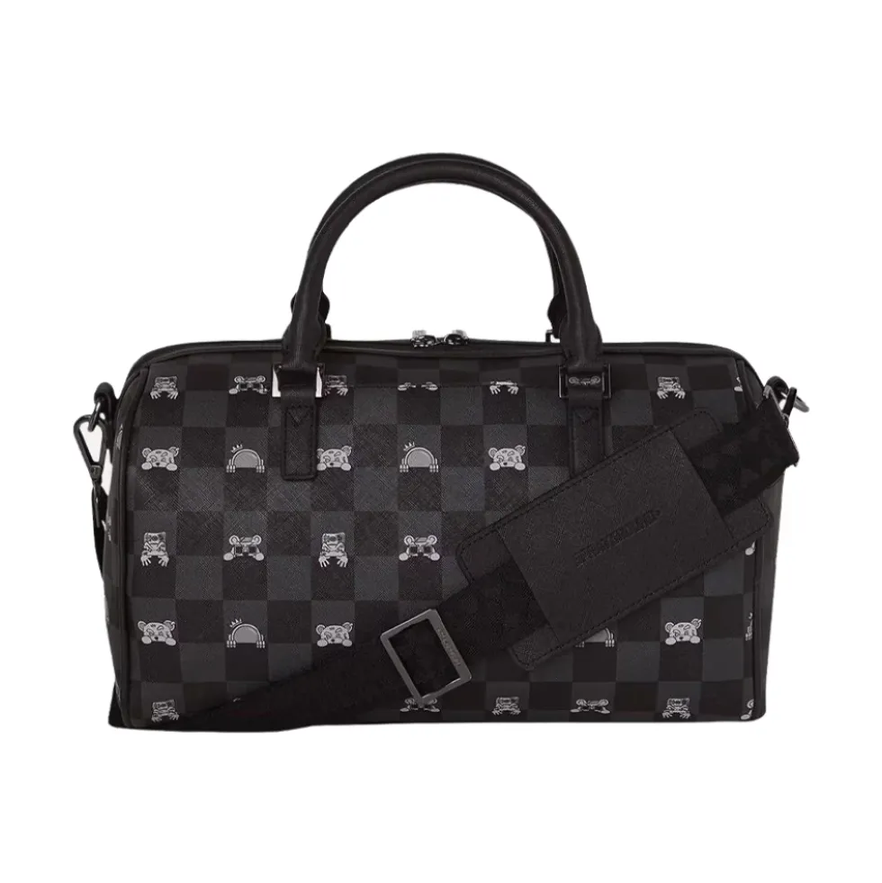 Peeking Character Check Mini Duffle