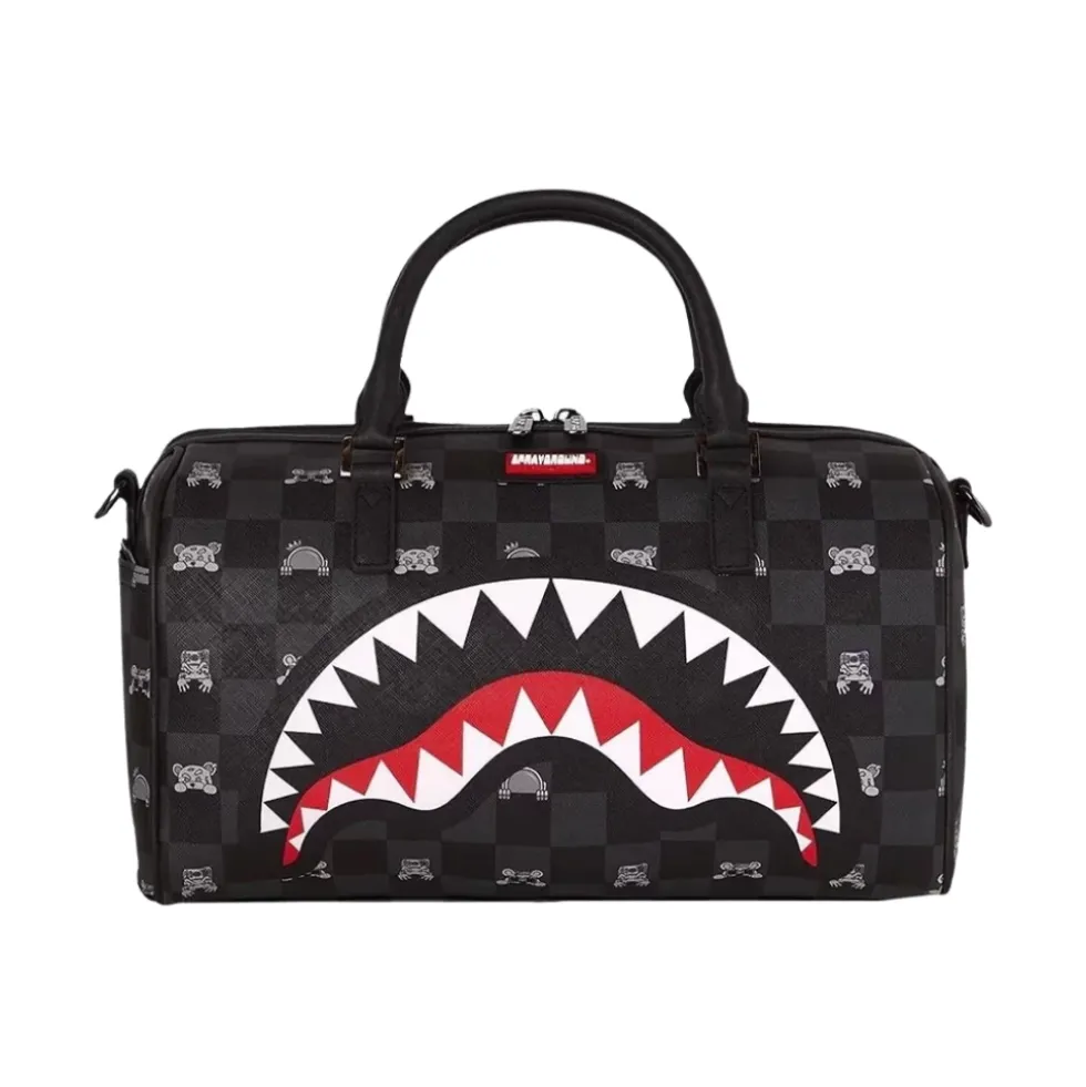 Peeking Character Check Mini Duffle