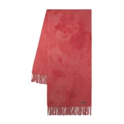 Pink Tørklæde i Tye Dye Uld