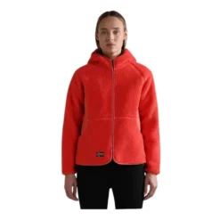 Pink Yupik Fleece Hoodie med Lynlås