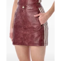Pleather Mini Skirt