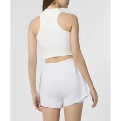 Polo Neck Cropped Top