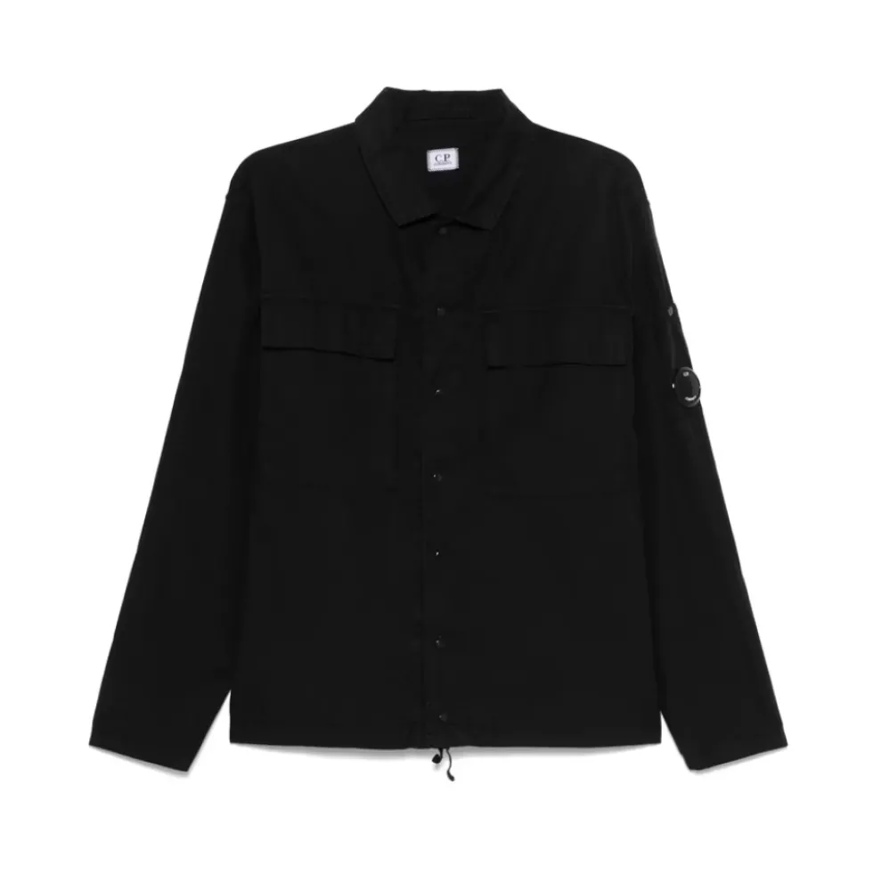 Press-Stud Skjorte med Patch Lomme