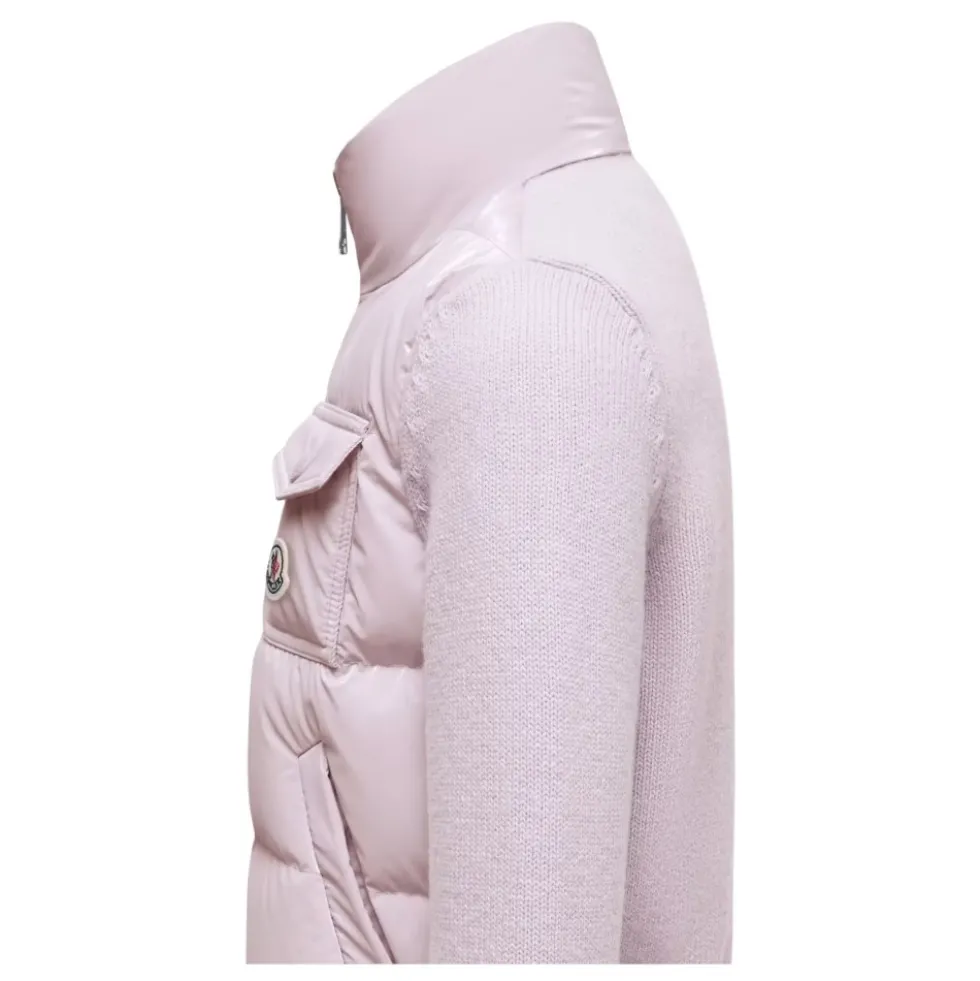 Quilted Zip Cardigan