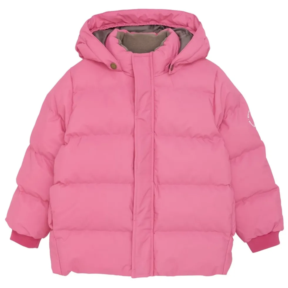 Quiltet jakke i Carmine Rose