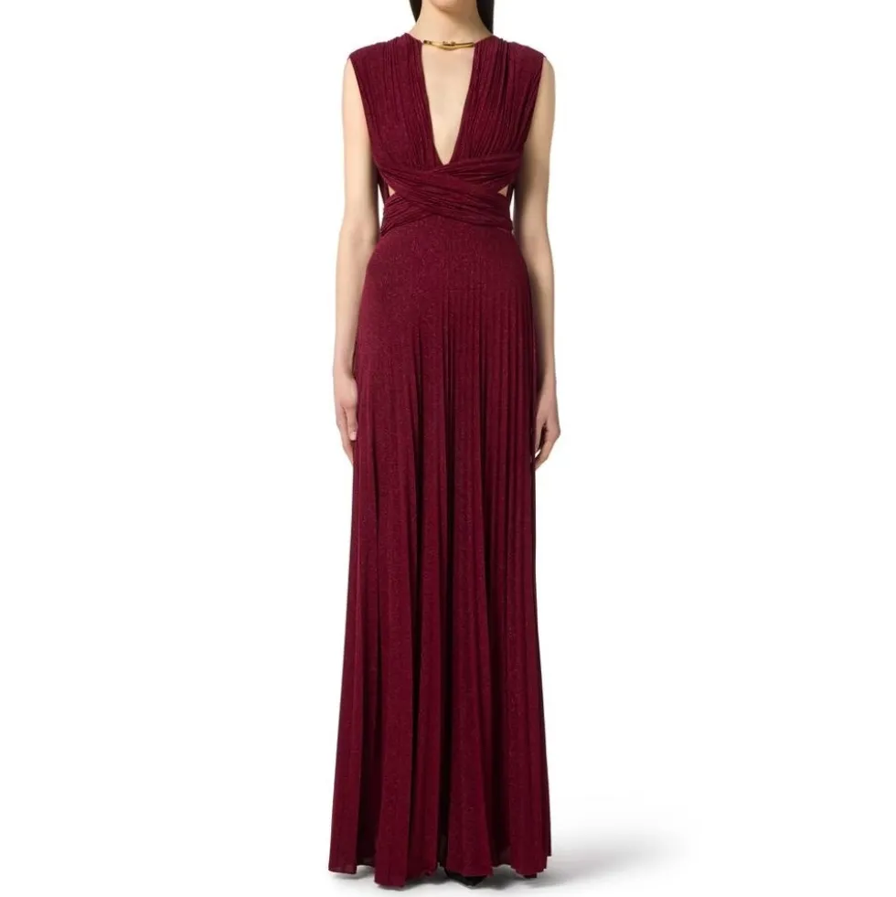 Red Carpet Lurex Jersey Kjole