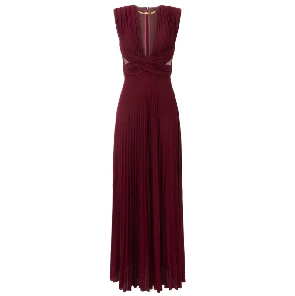 Red Carpet Lurex Jersey Kjole