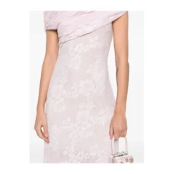 Rhinestone Lace Midi Dress