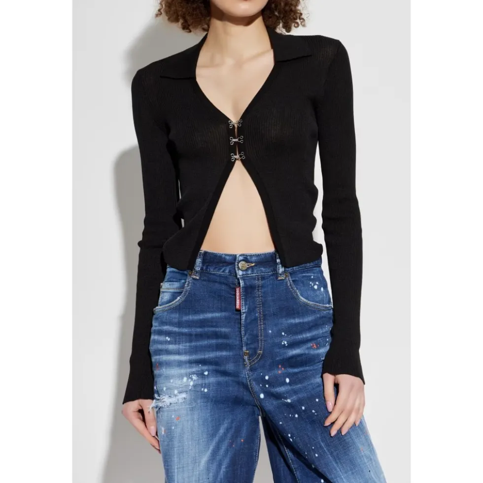 Ribstrikket Cardigan