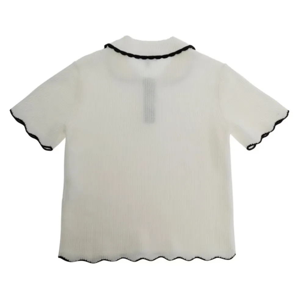 Ribstrikket Polo