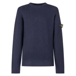 Ribstrikket Uldsweater