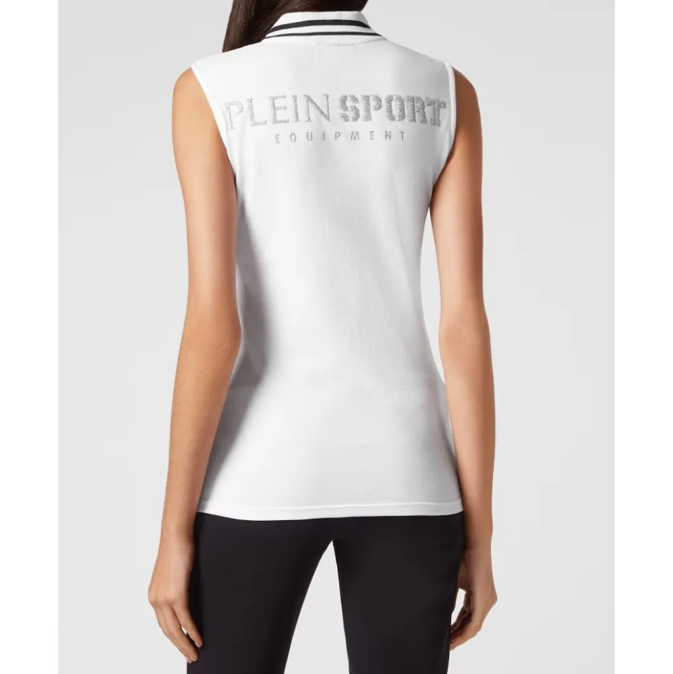 Ærmeløs Poloshirt