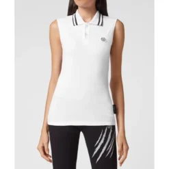 Ærmeløs Poloshirt