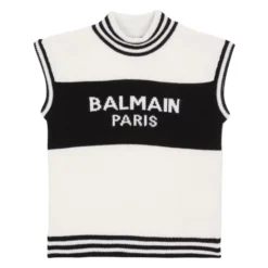 Ærmeløs strikket Paris jumper