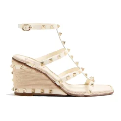Rockstud Wedge Sandals