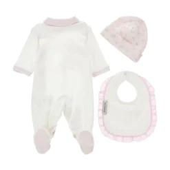 Rundhalset jumpsuit med kaningrafik