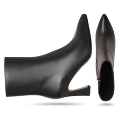 Sculpted Sleek-Heel Ankelstøvle