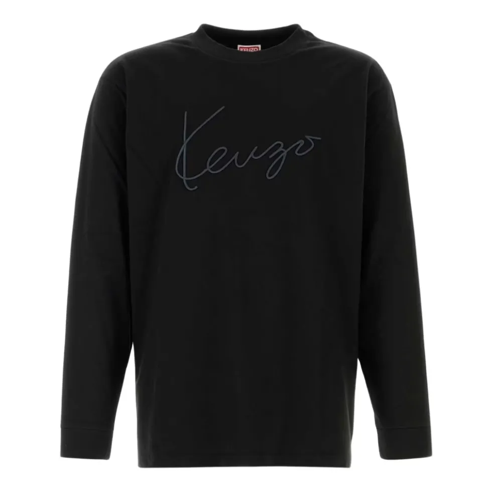 Signature Broderet Langærmet T-shirt
