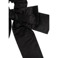 Skull Jacquard Bow Scrunchie