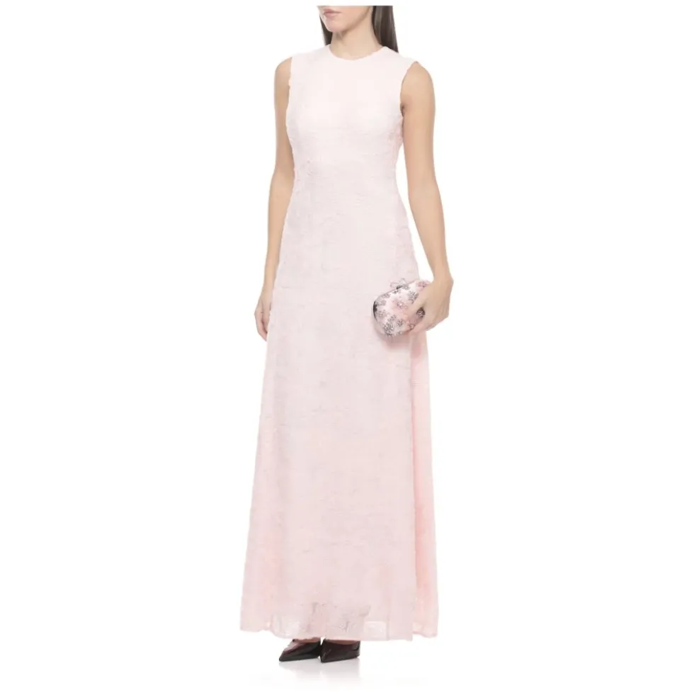Sleeveless Zip Maxi Kjole