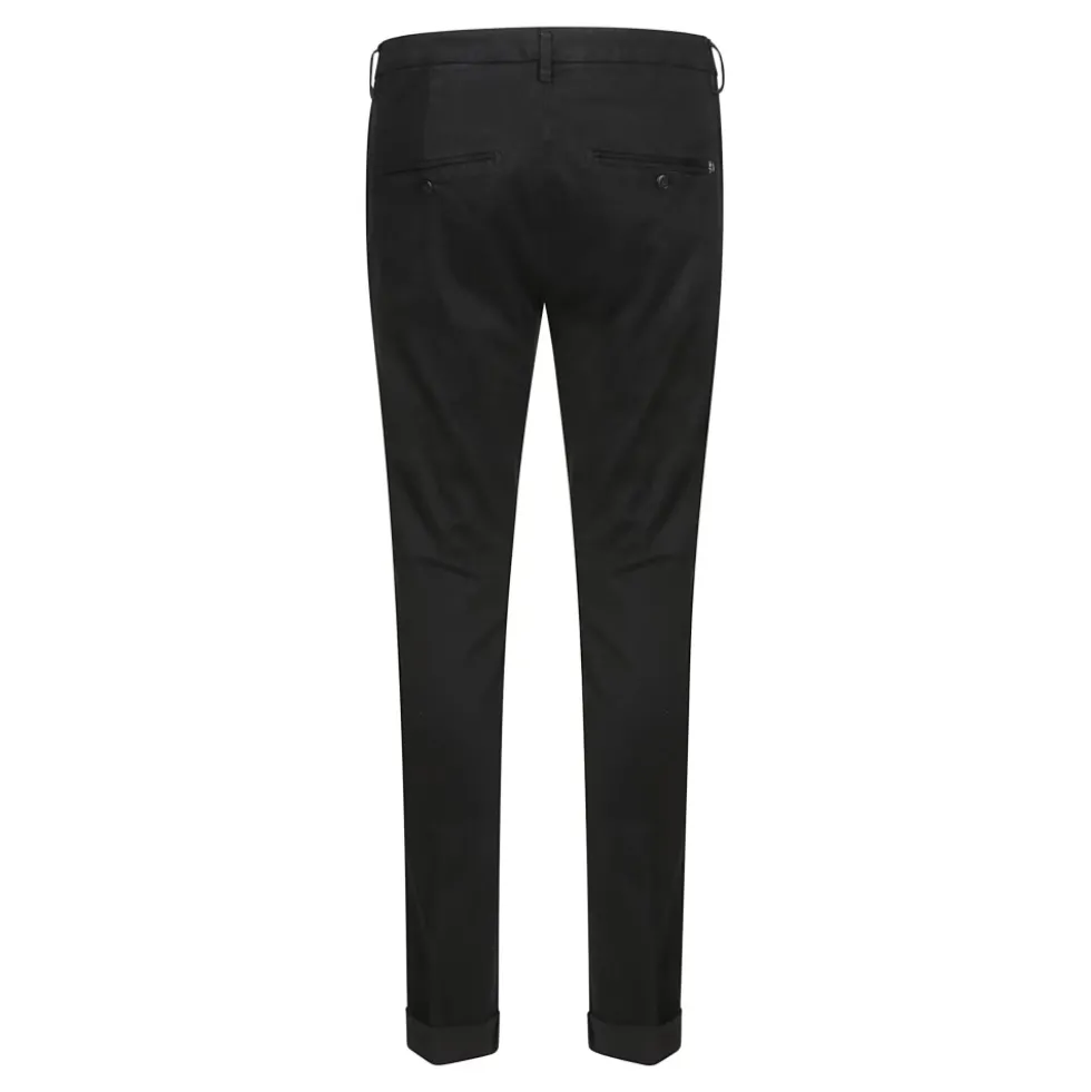 Slim Chino Bukser med Baglommer
