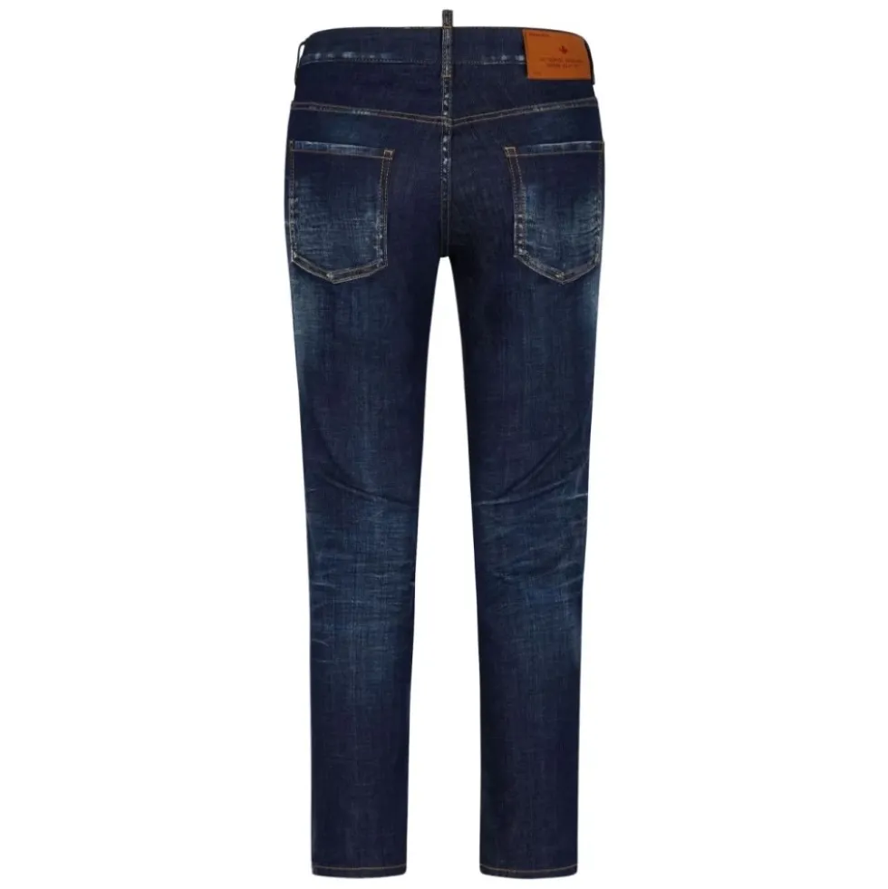Slim Cut Indigo Blue Jeans