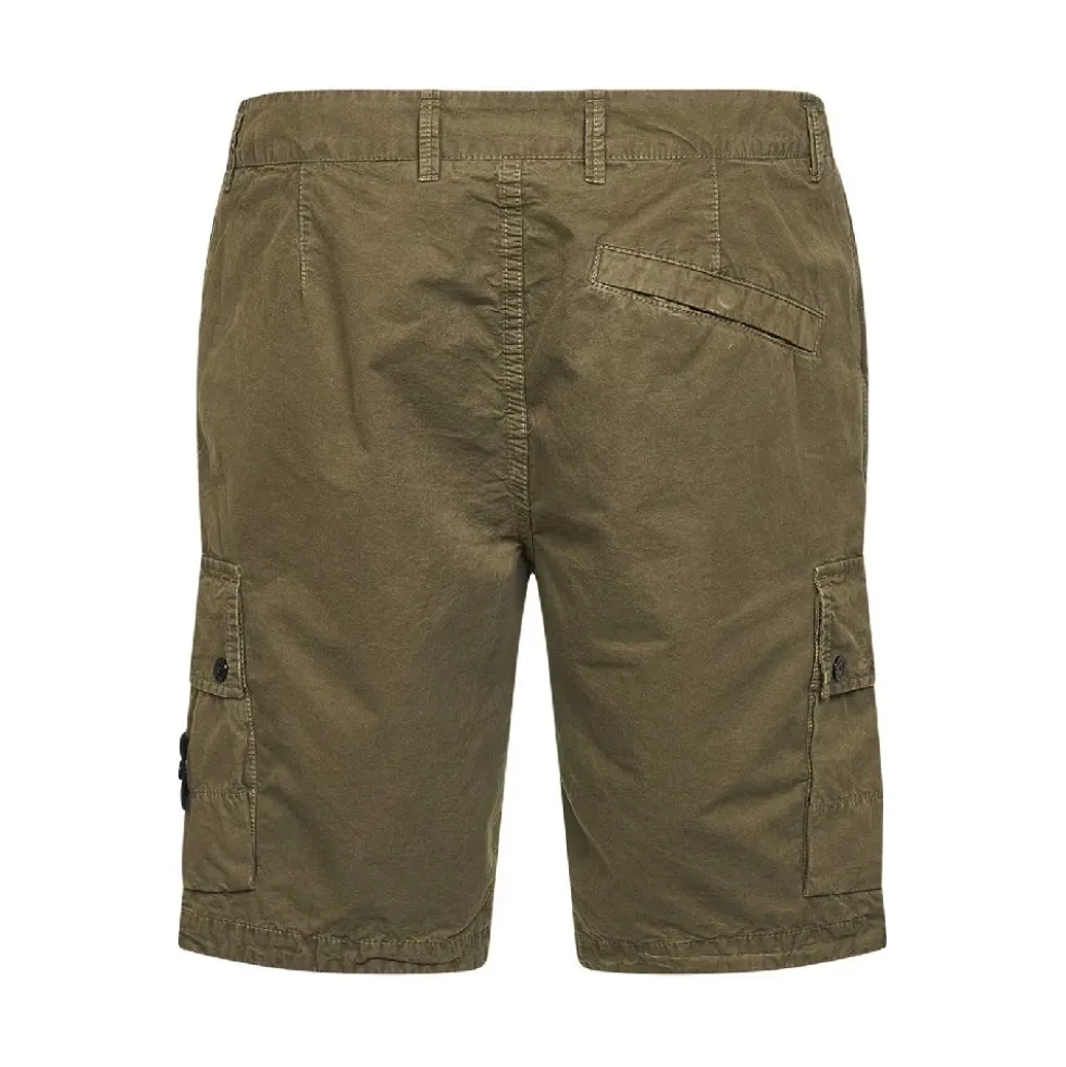 Slim-fit Cargo Bermuda Shorts