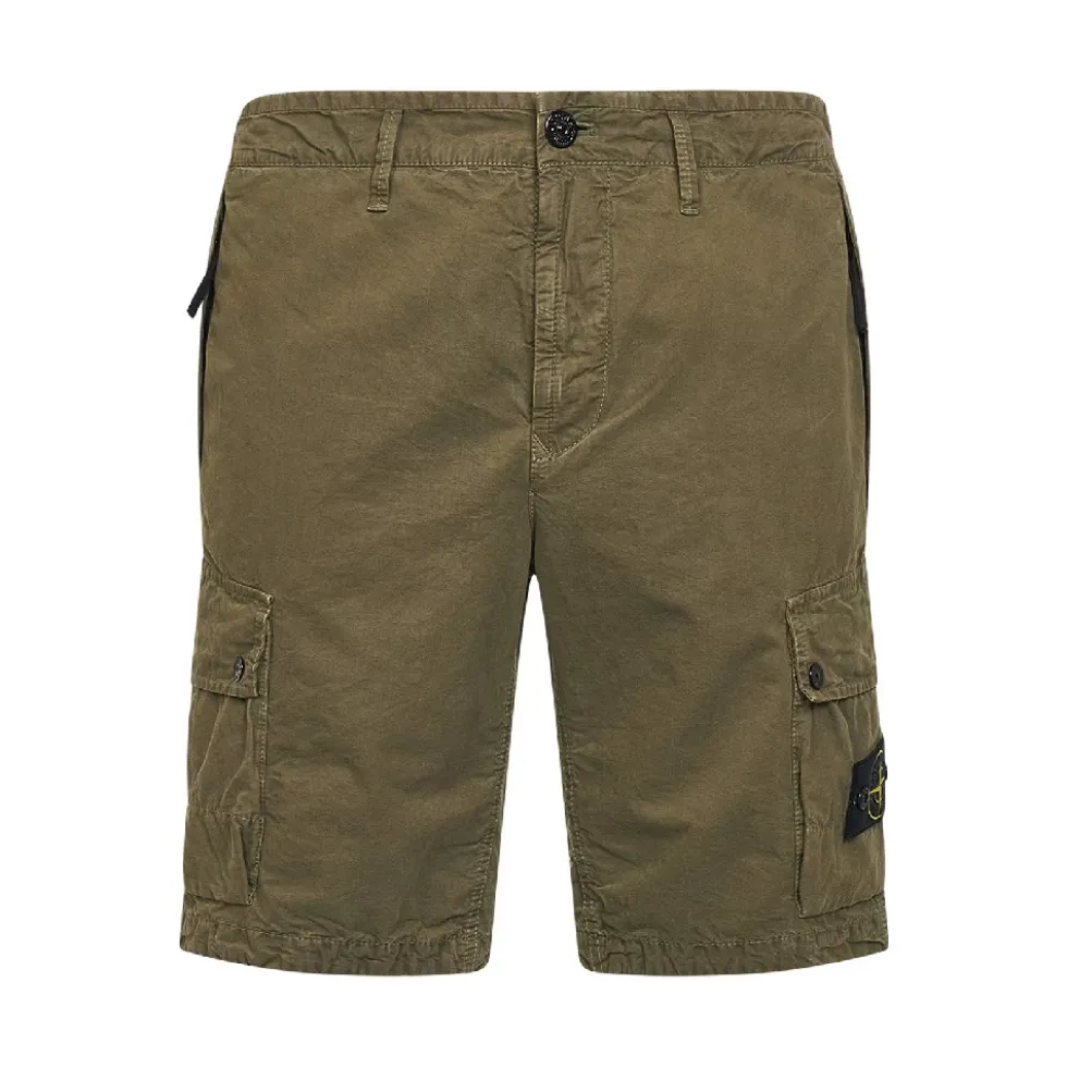 Slim-fit Cargo Bermuda Shorts
