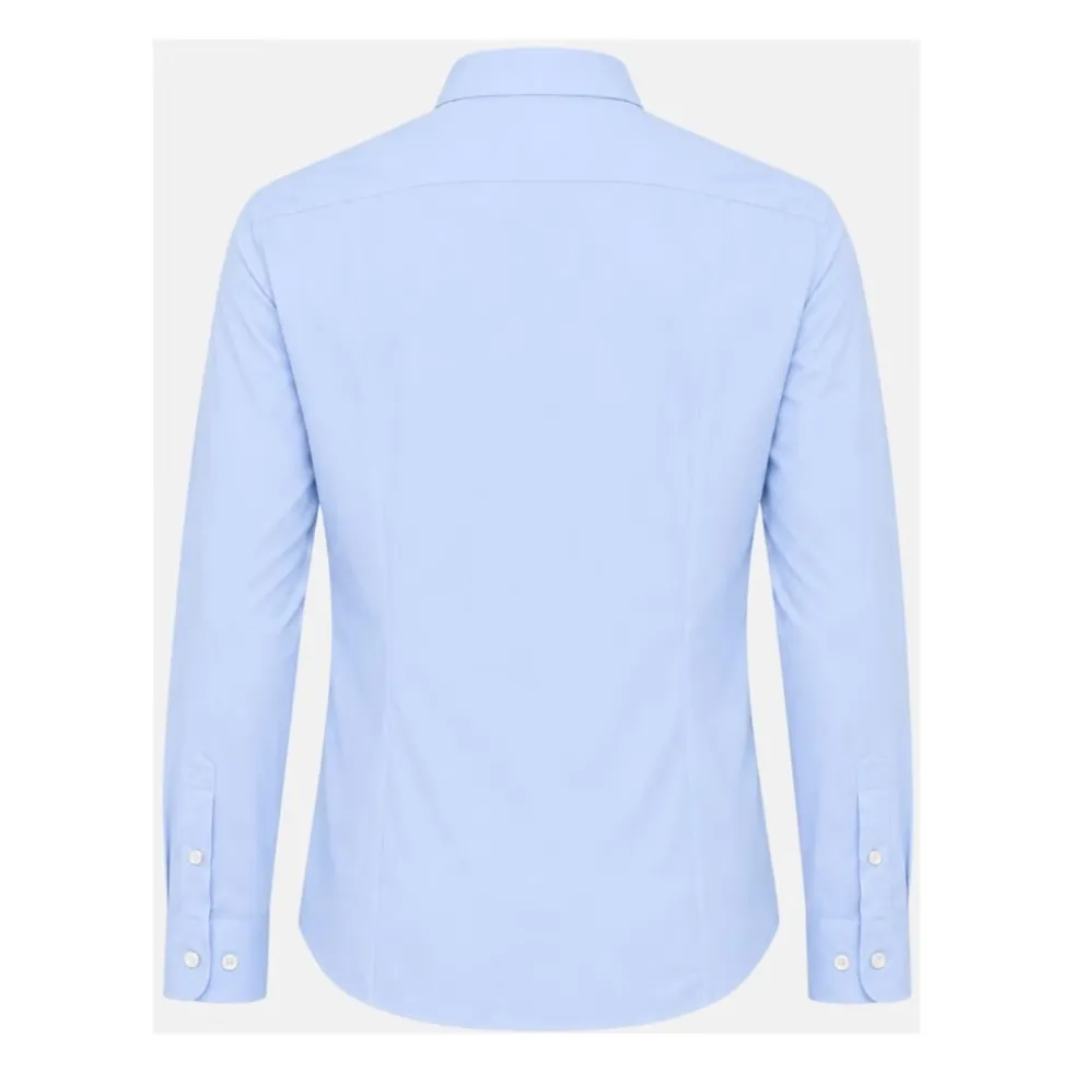 Slim Fit Skjorte med Geo Classic Manchetter