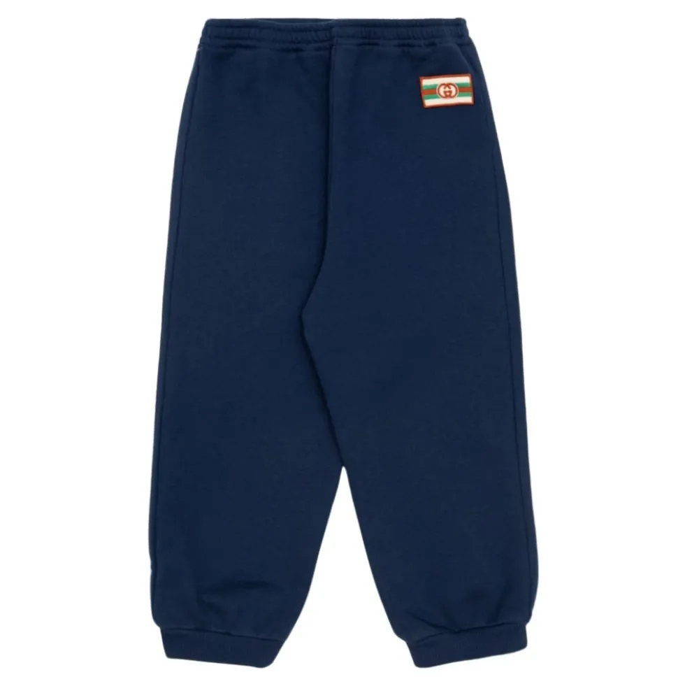 Slip-On Bukser med Logo Broderi