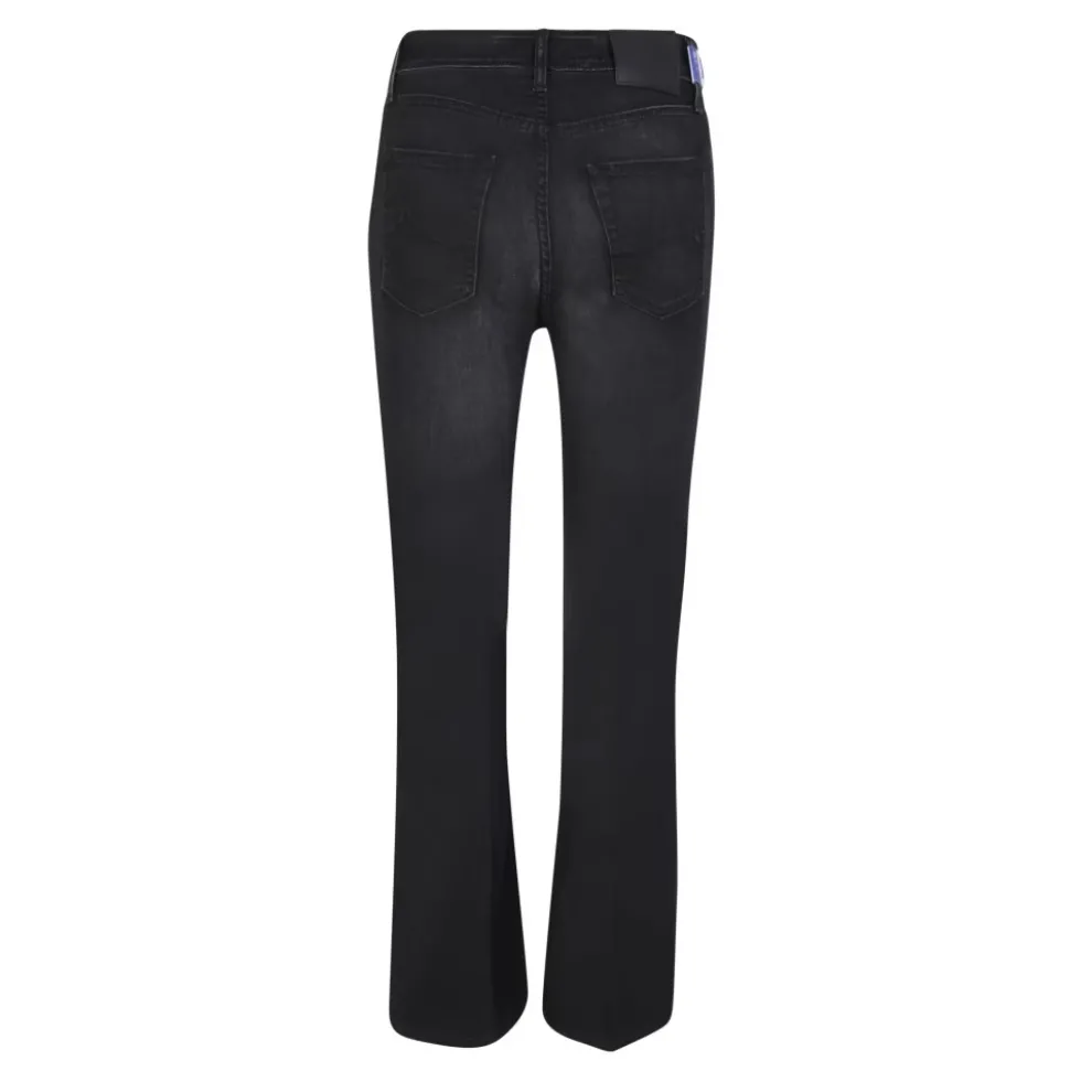 Sorte Flare Jeans Høj Talje
