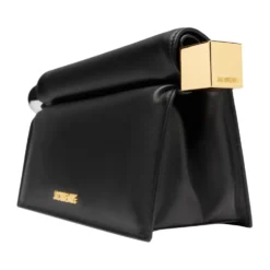Sort Lam Crossbody Taske
