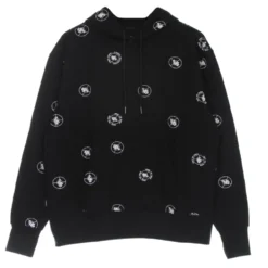 Sort Polka Dot Hættetrøje