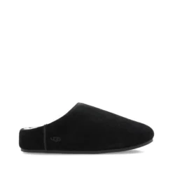 Sort Ruskind Fåruld Slip-On Sko
