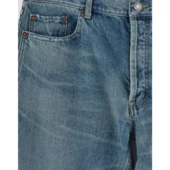 Straight Leg Denim Jeans