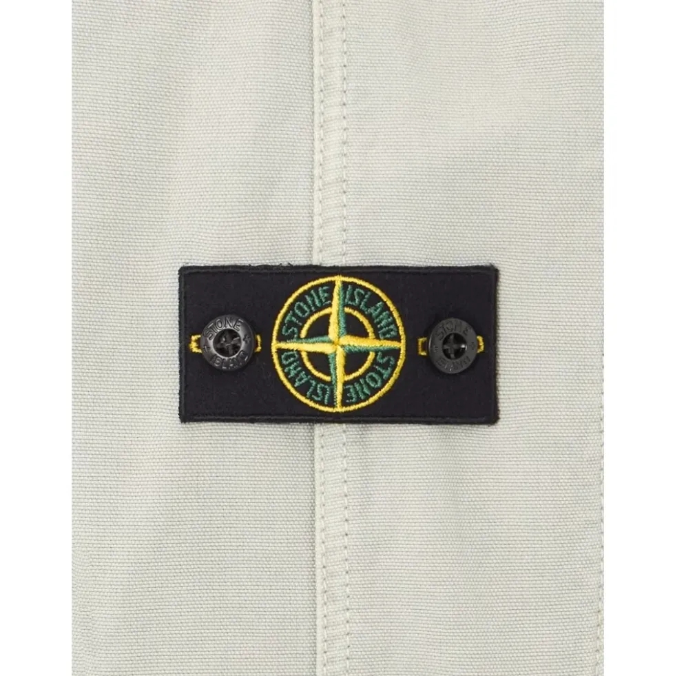 Stretch Cotton Canvas Coach Jacket