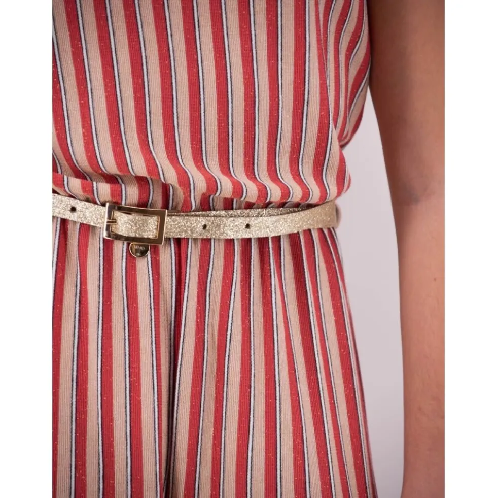 Stribet Lurex Jumpsuit