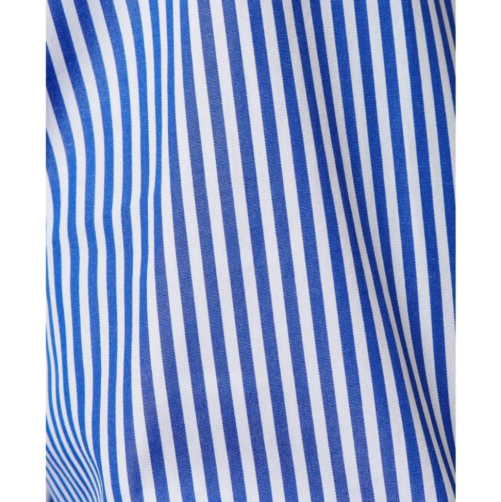 Stribet Poplin Tailor Fit Skjorte