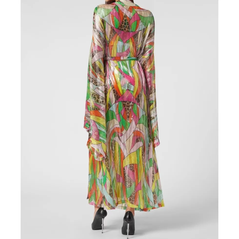 Strikket Lurex Kaftan