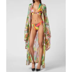 Strikket Lurex Kaftan