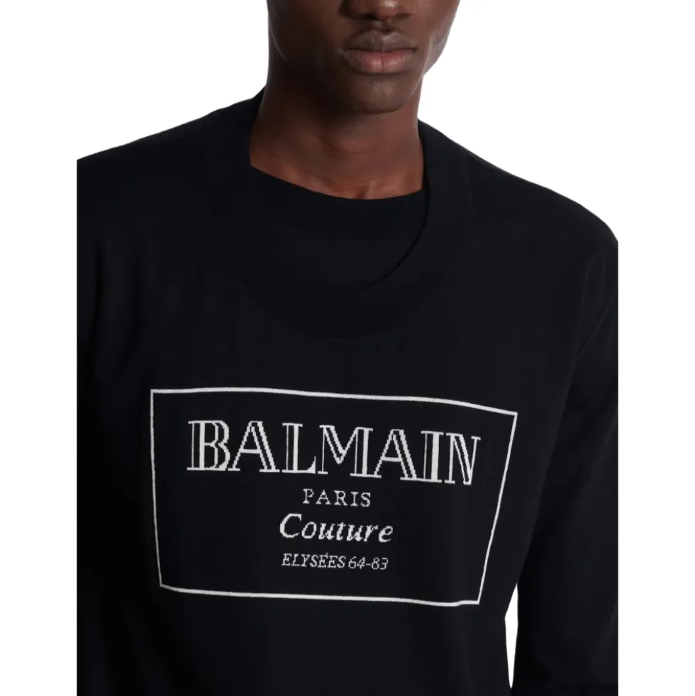 Striktrøje med Couture Label